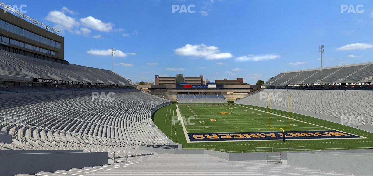 Mountaineer Field at Milan Puskar Stadium - Section 133 Seat View