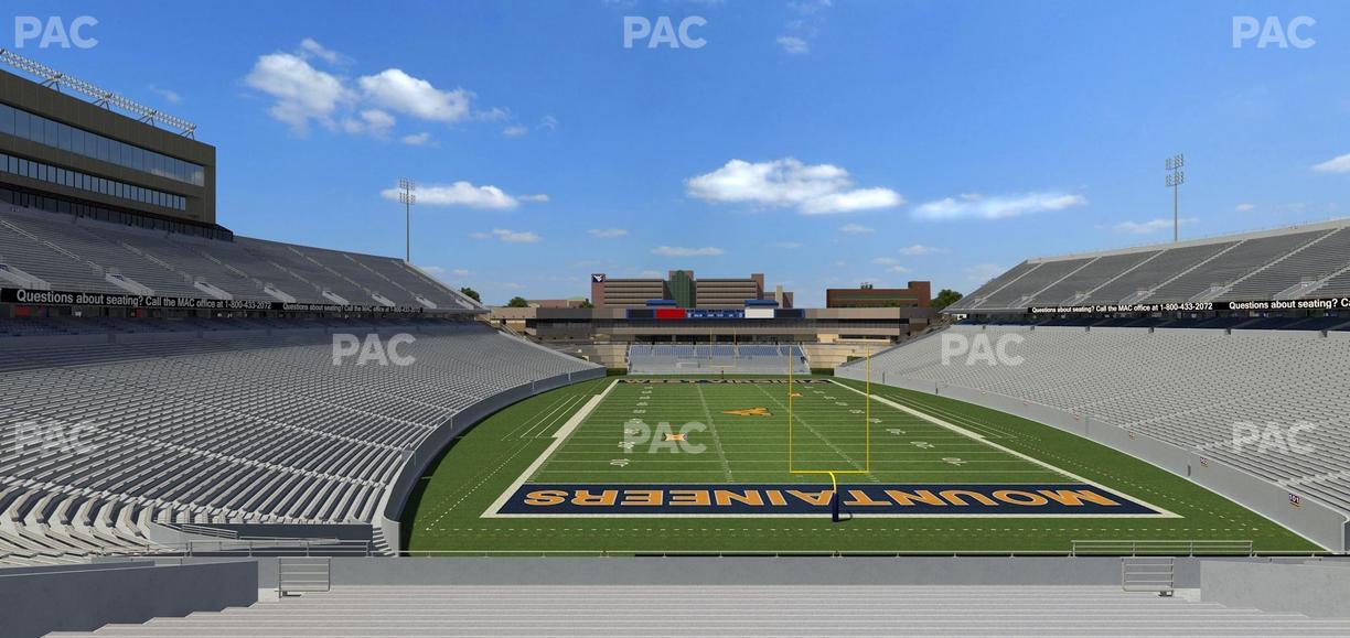 Mountaineer Field at Milan Puskar Stadium - Section 134 Seat View