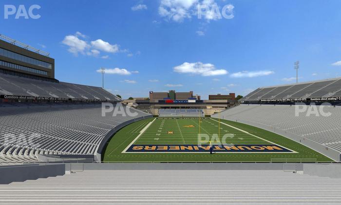 Mountaineer Field at Milan Puskar Stadium - Section 134 Seat View