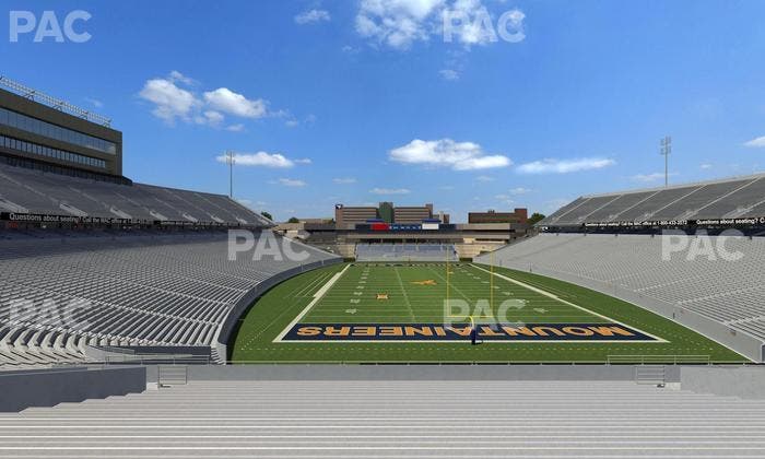 Mountaineer Field at Milan Puskar Stadium - Section 134 Seat View