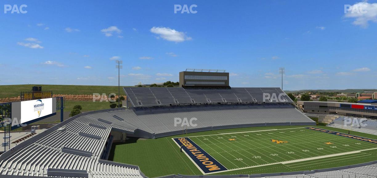 Mountaineer Field at Milan Puskar Stadium - Section 201 Seat View