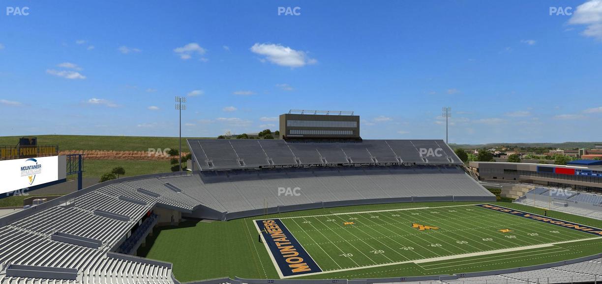Mountaineer Field at Milan Puskar Stadium - Section 202 Seat View