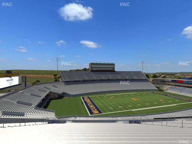 Mountaineer Field at Milan Puskar Stadium - Section 202 Seat View