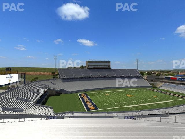 Mountaineer Field at Milan Puskar Stadium - Section 202 Seat View