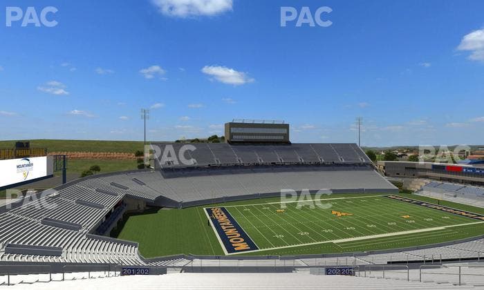 Mountaineer Field at Milan Puskar Stadium - Section 202 Seat View