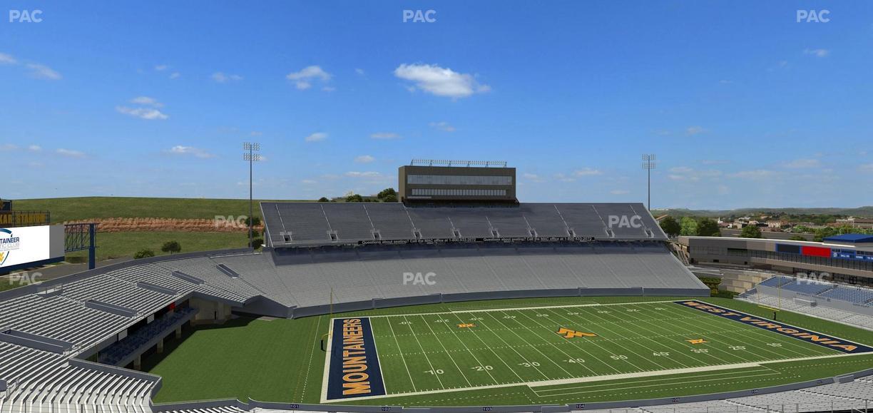 Mountaineer Field at Milan Puskar Stadium - Section 203 Seat View
