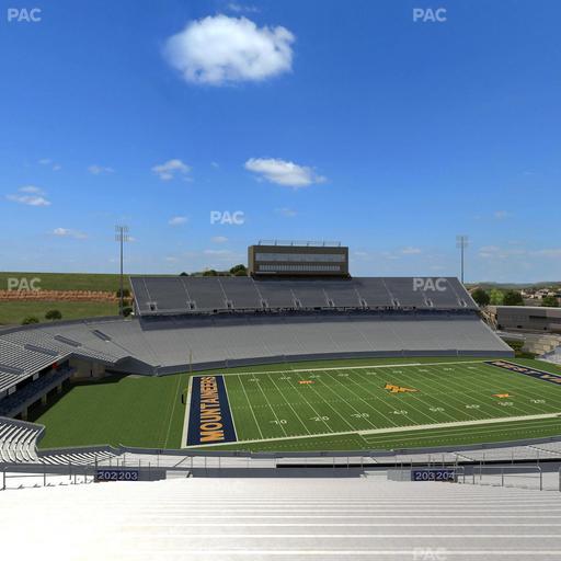 Mountaineer Field at Milan Puskar Stadium - Section 203 Seat View