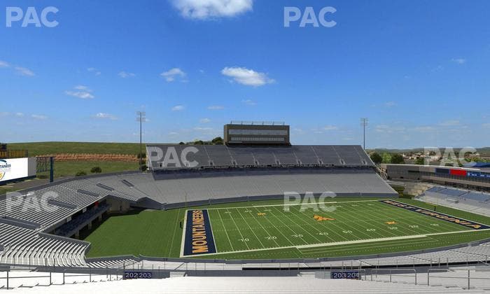Mountaineer Field at Milan Puskar Stadium - Section 203 Seat View