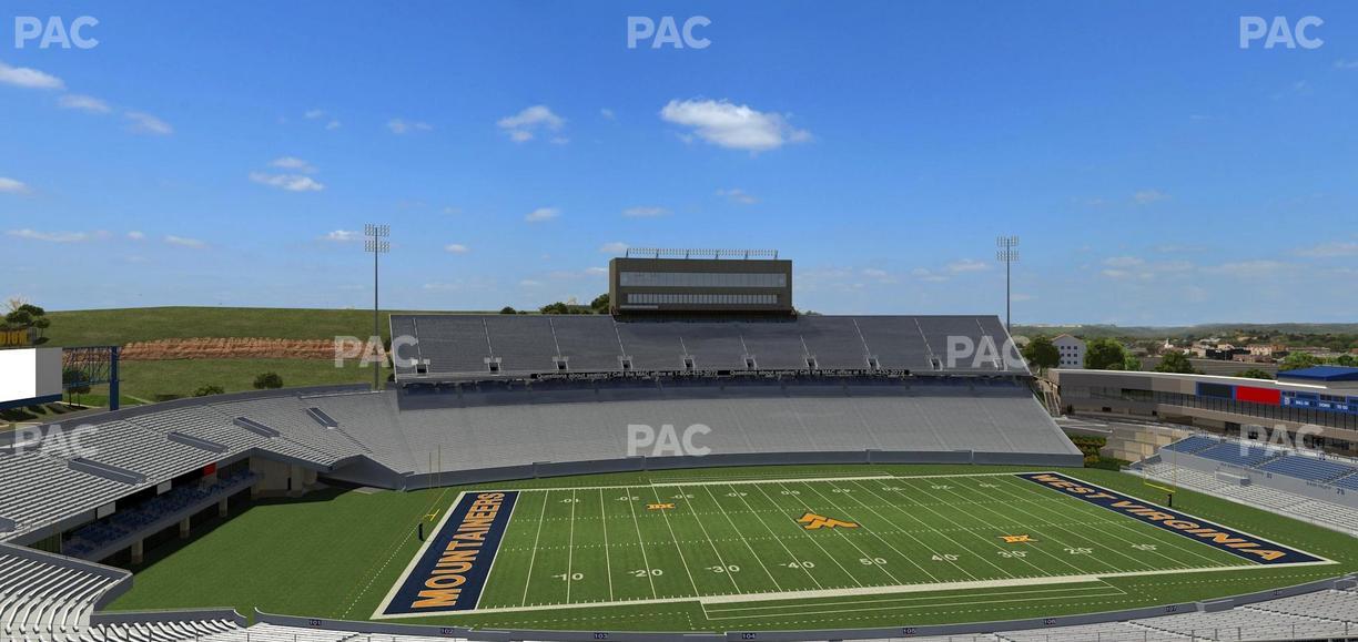 Mountaineer Field at Milan Puskar Stadium - Section 204 Seat View
