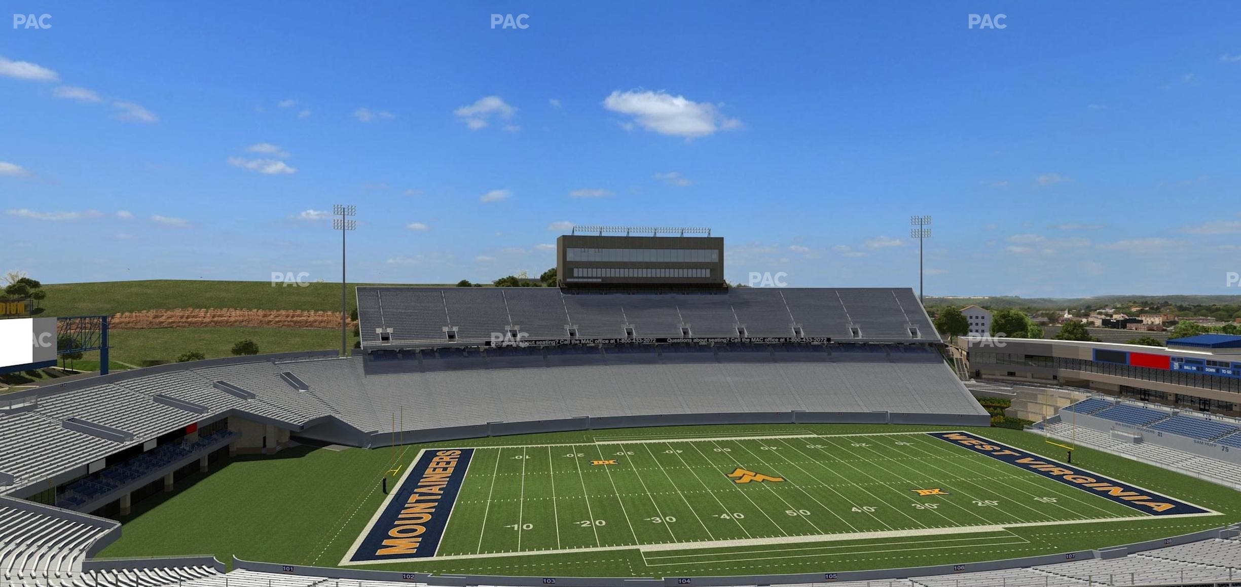 Mountaineer Field at Milan Puskar Stadium - Section 204 Seat View