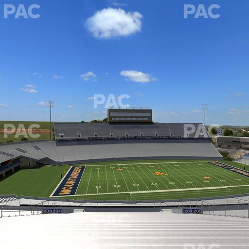 Mountaineer Field at Milan Puskar Stadium - Section 204 Seat View