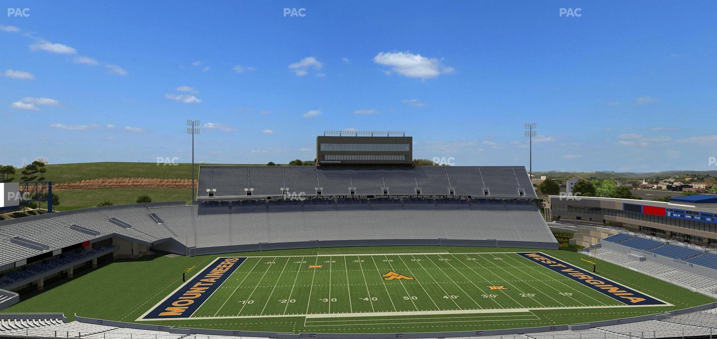 Mountaineer Field at Milan Puskar Stadium - Section 205 Seat View