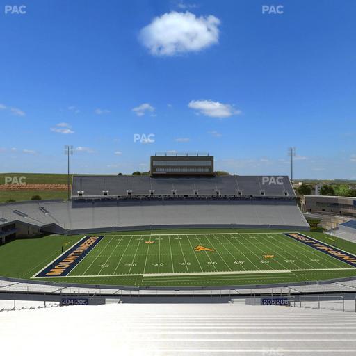 Mountaineer Field at Milan Puskar Stadium - Section 205 Seat View