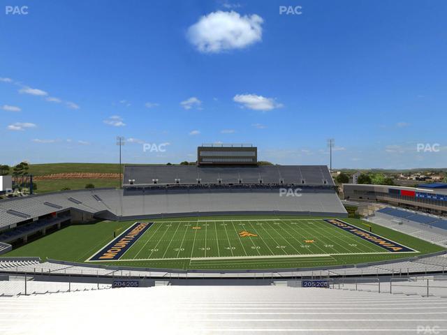 Mountaineer Field at Milan Puskar Stadium - Section 205 Seat View