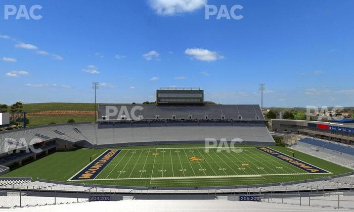 Mountaineer Field at Milan Puskar Stadium - Section 205 Seat View