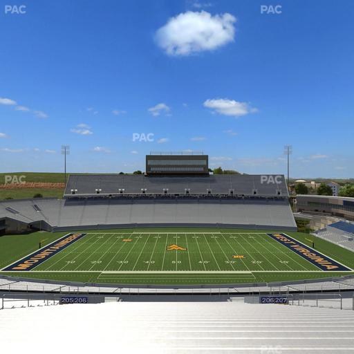 Mountaineer Field at Milan Puskar Stadium - Section 206 Seat View