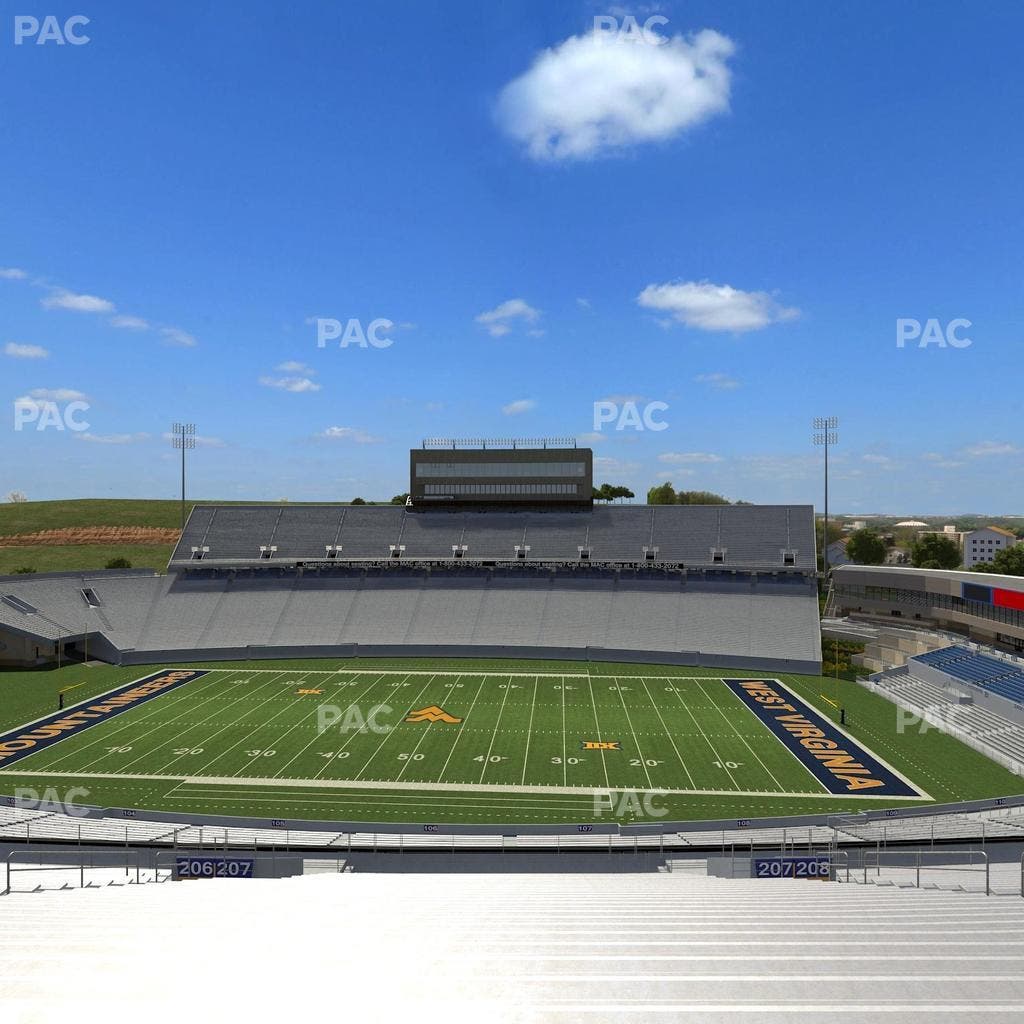 Mountaineer Field at Milan Puskar Stadium - Section 207 Seat View