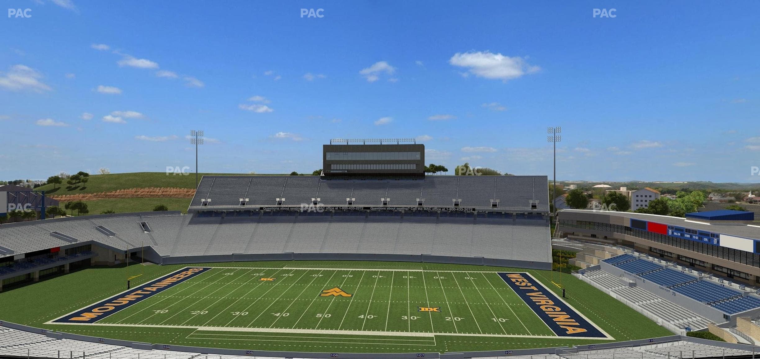 Mountaineer Field at Milan Puskar Stadium - Section 207 Seat View