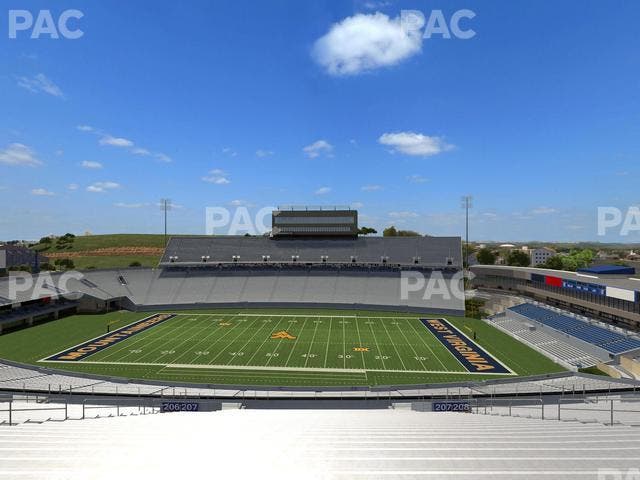 Mountaineer Field at Milan Puskar Stadium - Section 207 Seat View