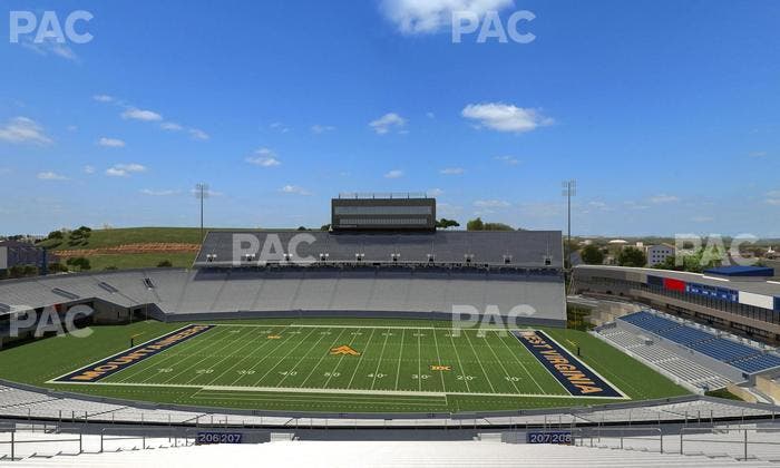 Mountaineer Field at Milan Puskar Stadium - Section 207 Seat View