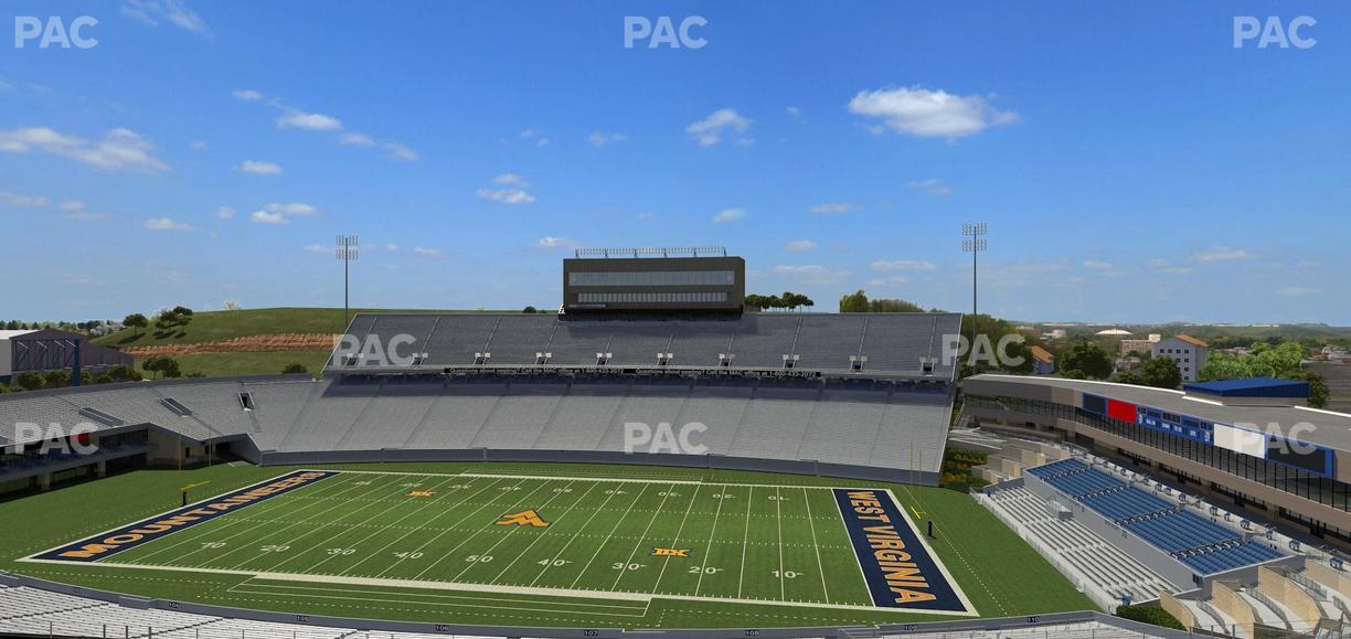 Mountaineer Field at Milan Puskar Stadium - Section 208 Seat View