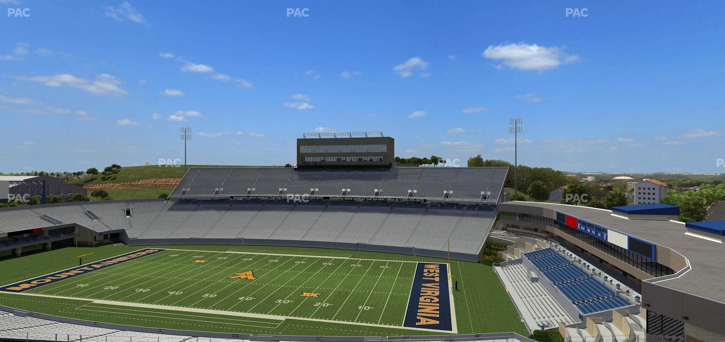 Mountaineer Field at Milan Puskar Stadium - Section 209 Seat View