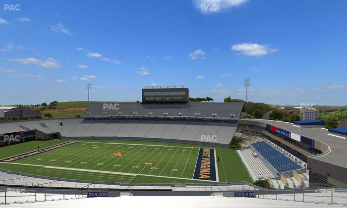 Mountaineer Field at Milan Puskar Stadium - Section 209 Seat View