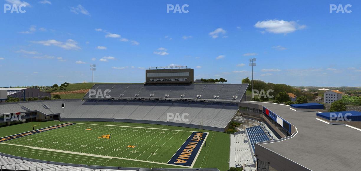 Mountaineer Field at Milan Puskar Stadium - Section 210 Seat View