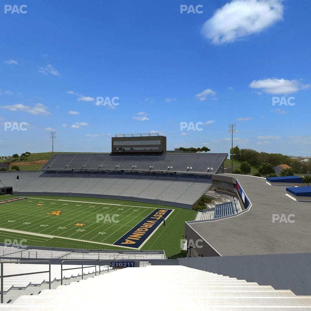 Mountaineer Field at Milan Puskar Stadium - Section 211 Seat View