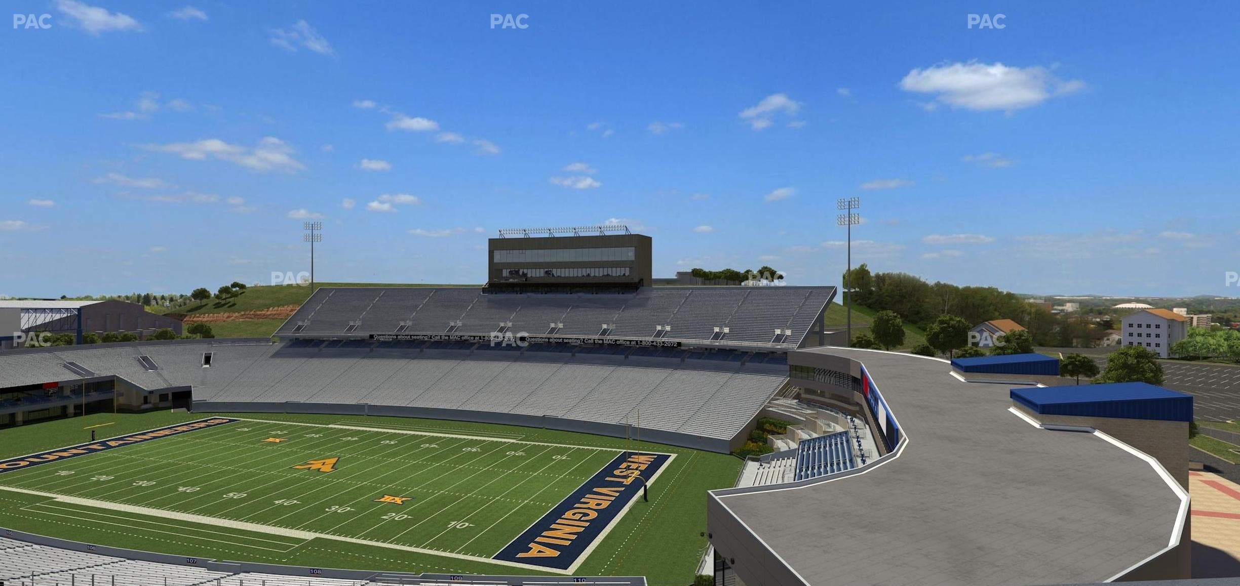 Mountaineer Field at Milan Puskar Stadium - Section 211 Seat View