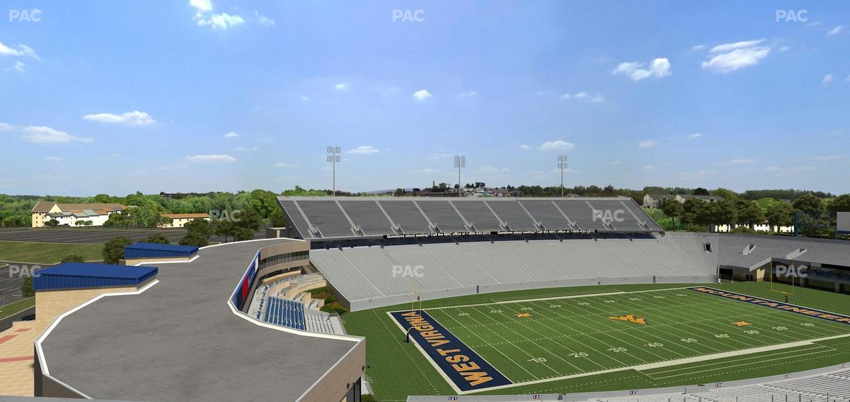 Mountaineer Field at Milan Puskar Stadium - Section 212 Seat View