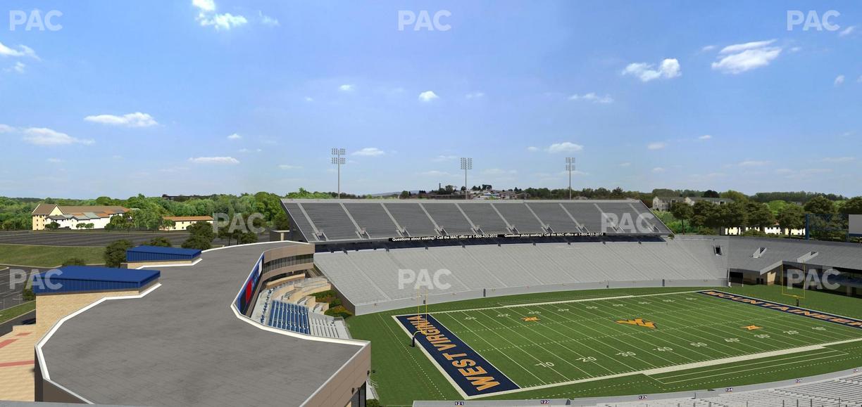 Mountaineer Field at Milan Puskar Stadium - Section 212 Seat View