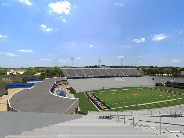 Mountaineer Field at Milan Puskar Stadium - Section 212 Seat View