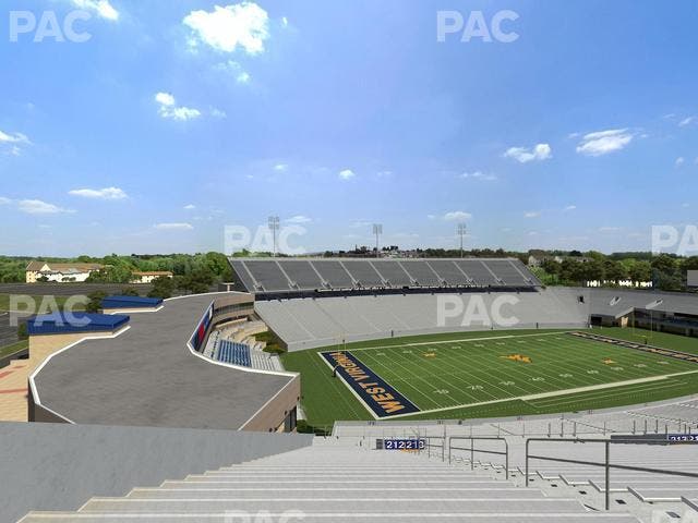 Mountaineer Field at Milan Puskar Stadium - Section 212 Seat View