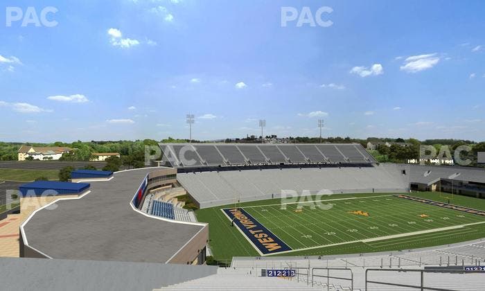 Mountaineer Field at Milan Puskar Stadium - Section 212 Seat View