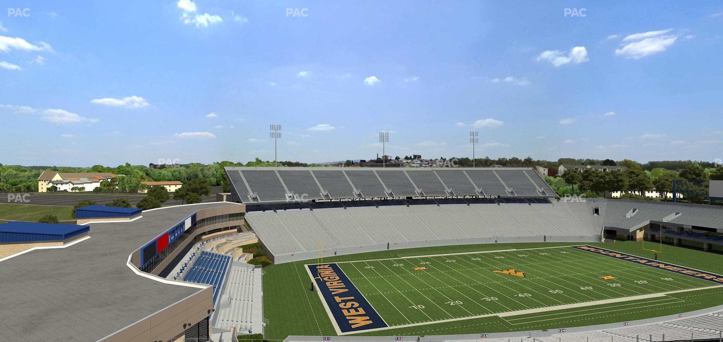 Mountaineer Field at Milan Puskar Stadium - Section 213 Seat View