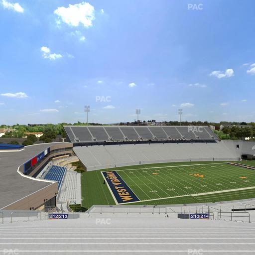 Mountaineer Field at Milan Puskar Stadium - Section 213 Seat View