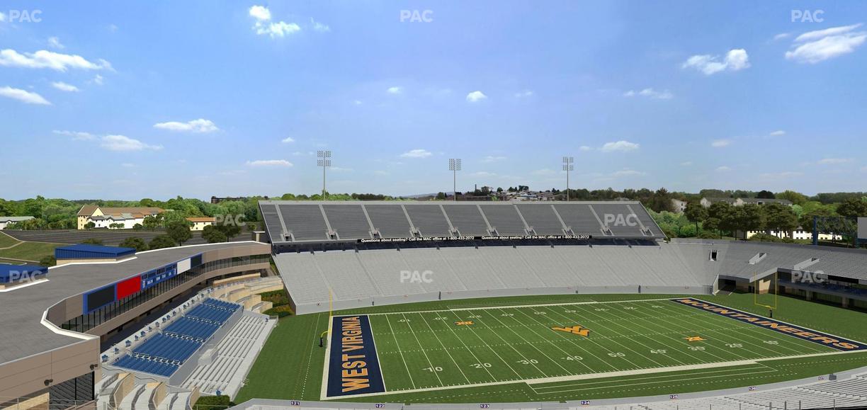 Mountaineer Field at Milan Puskar Stadium - Section 214 Seat View