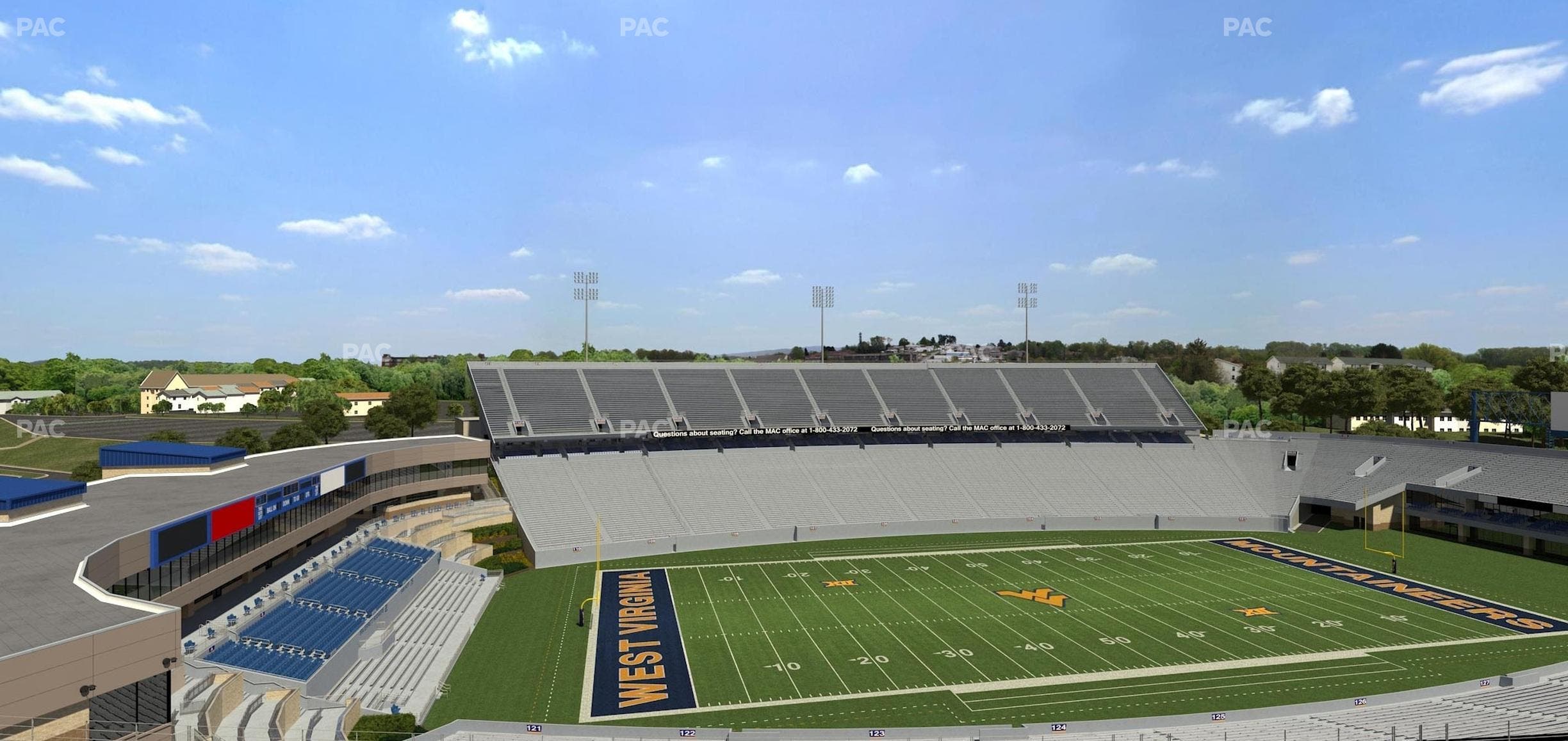 Mountaineer Field at Milan Puskar Stadium - Section 214 Seat View