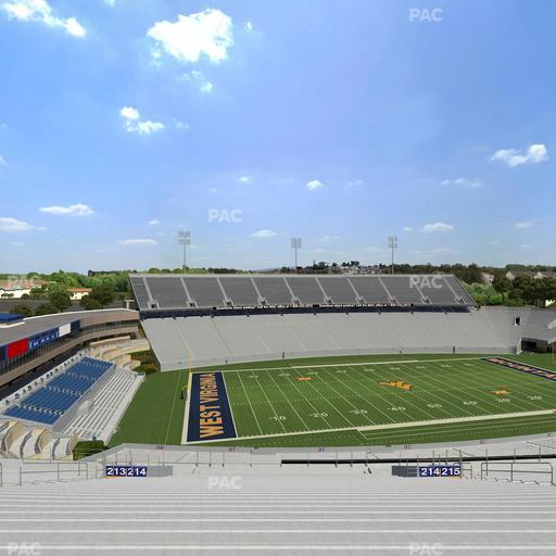 Mountaineer Field at Milan Puskar Stadium - Section 214 Seat View