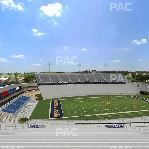 Mountaineer Field at Milan Puskar Stadium - Section 214 Seat View