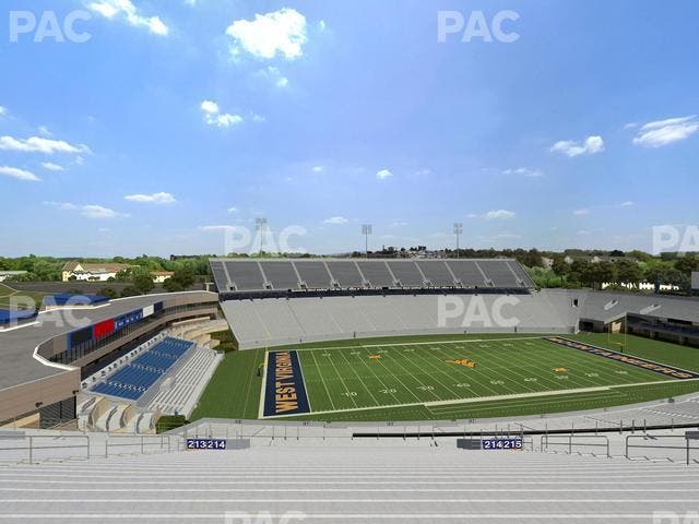 Mountaineer Field at Milan Puskar Stadium - Section 214 Seat View