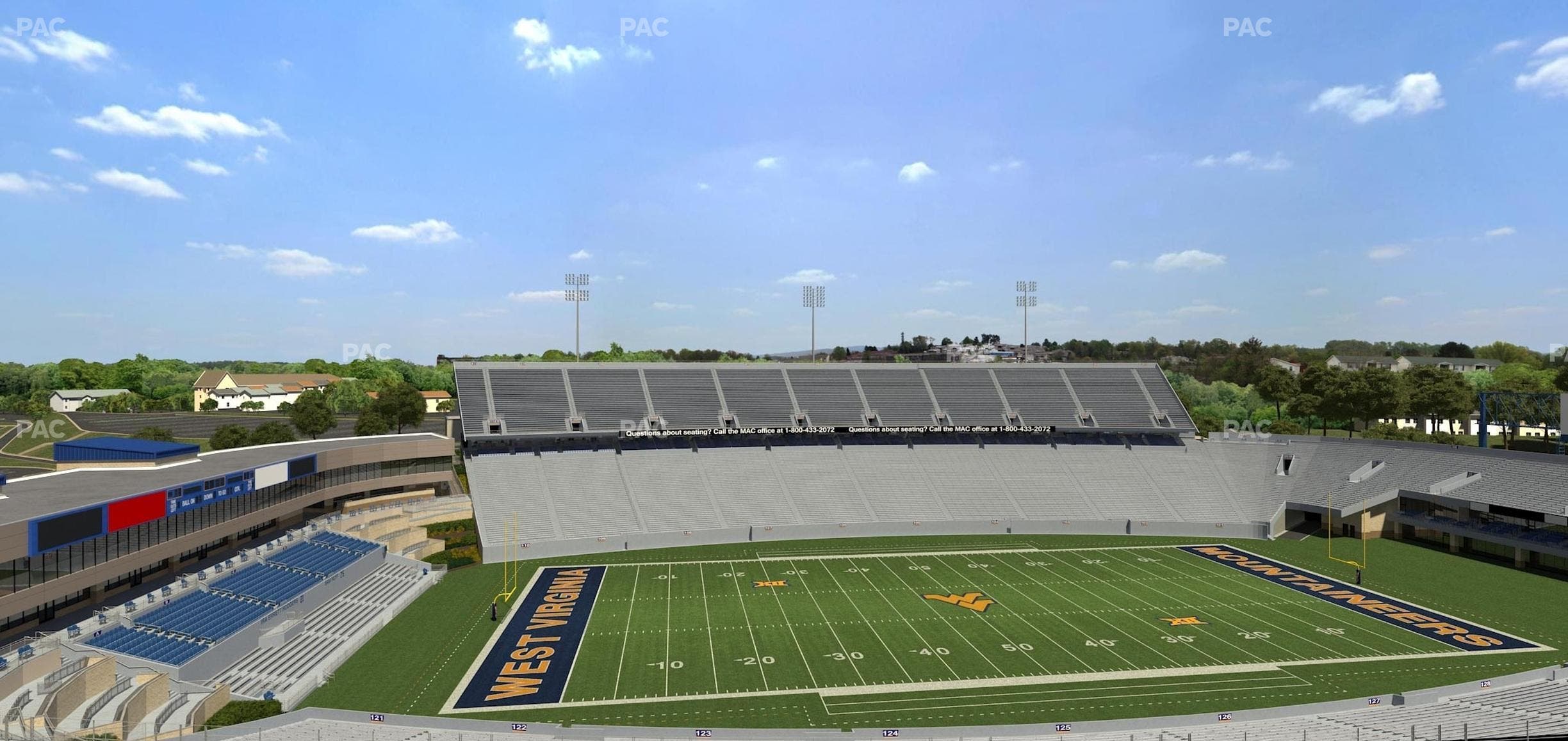 Mountaineer Field at Milan Puskar Stadium - Section 215 Seat View