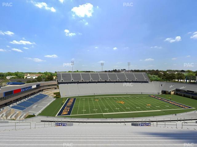 Mountaineer Field at Milan Puskar Stadium - Section 215 Seat View