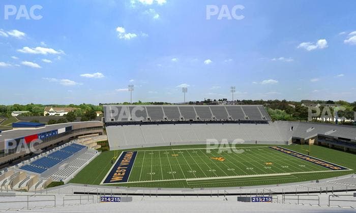 Mountaineer Field at Milan Puskar Stadium - Section 215 Seat View