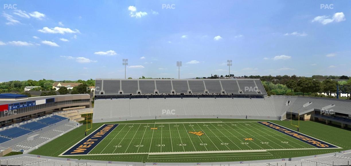 Mountaineer Field at Milan Puskar Stadium - Section 216 Seat View