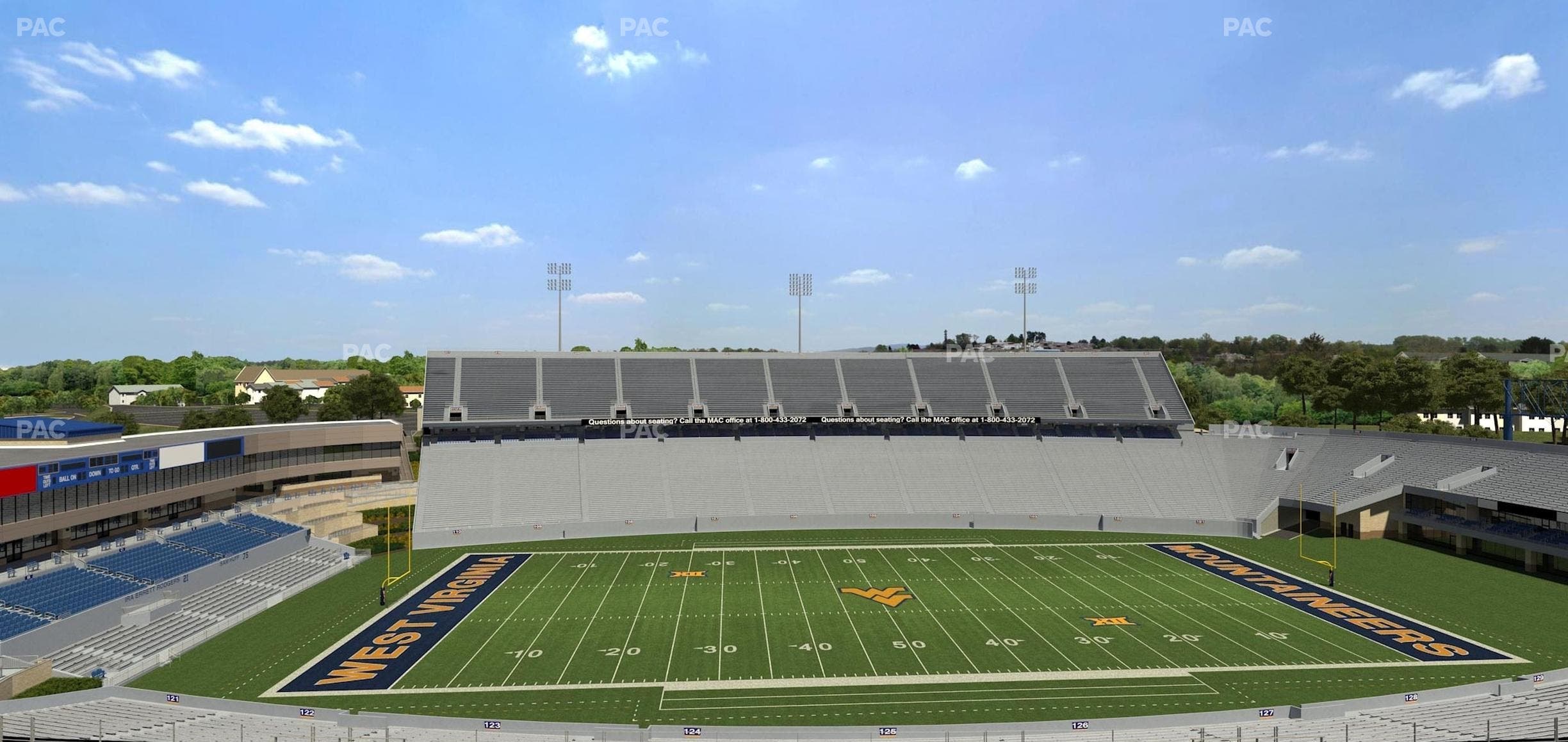 Mountaineer Field at Milan Puskar Stadium - Section 216 Seat View