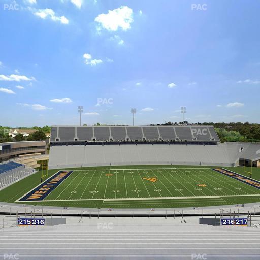 Mountaineer Field at Milan Puskar Stadium - Section 216 Seat View