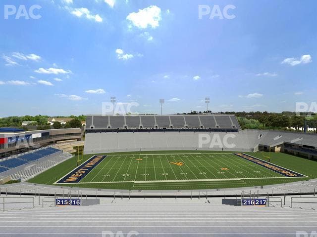 Mountaineer Field at Milan Puskar Stadium - Section 216 Seat View