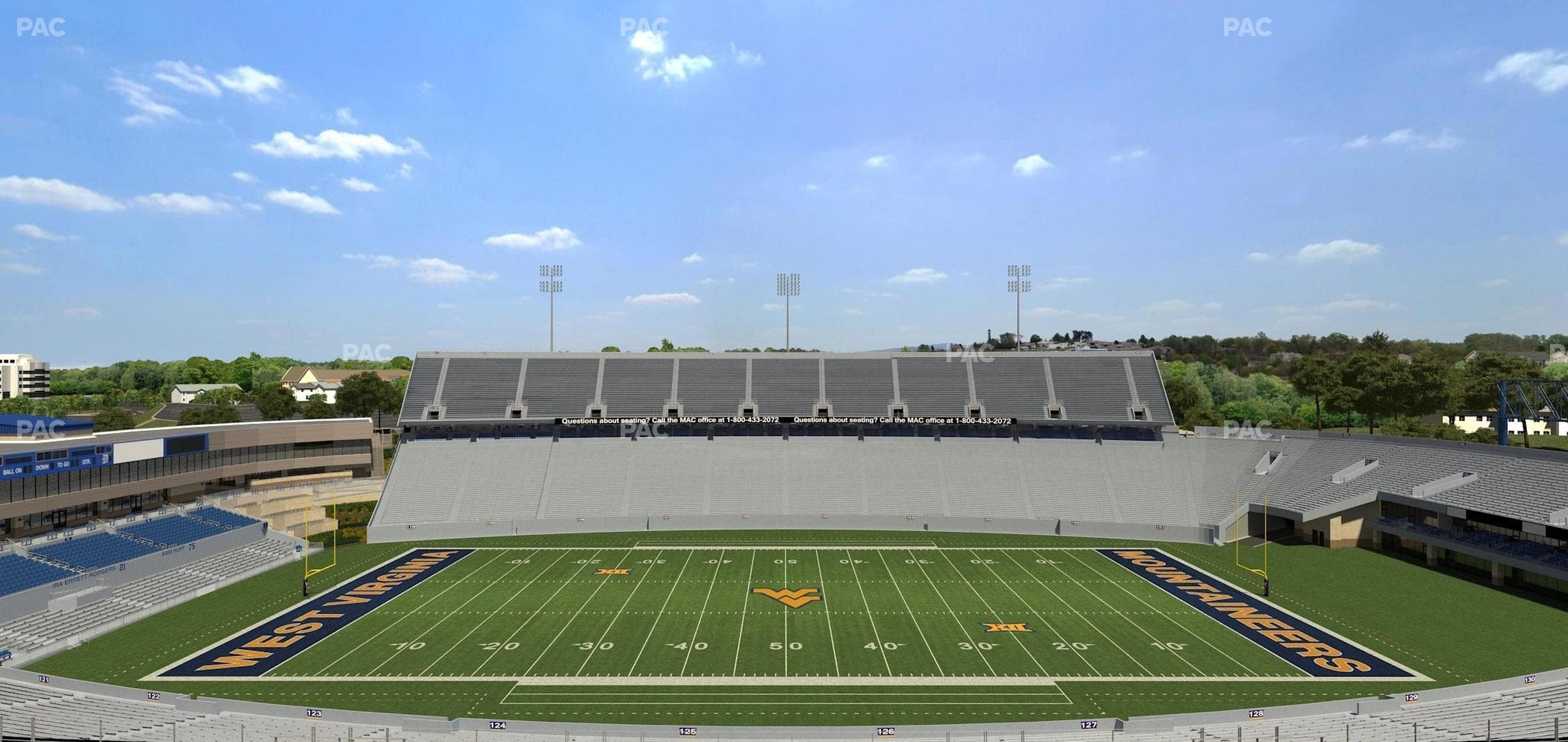 Mountaineer Field at Milan Puskar Stadium - Section 217 Seat View